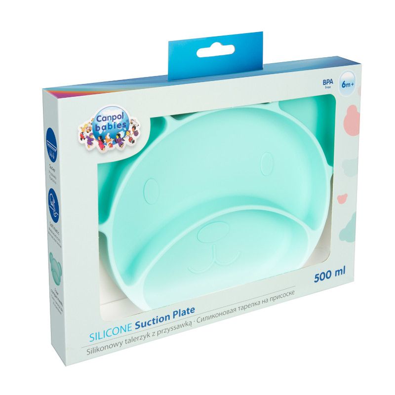 Силиконова чиния с вакуумен ринг Canpol babies – 8