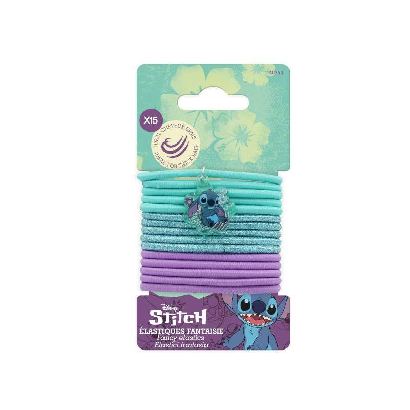 Модни ластици за коса Stitch, 15 бр.