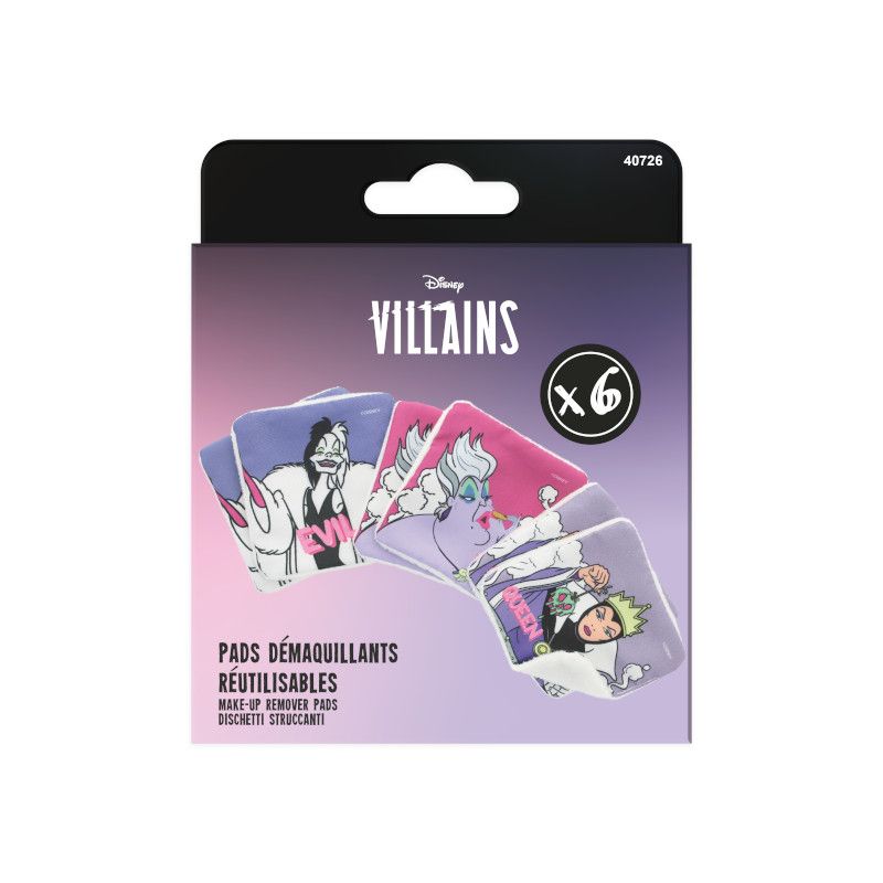 Тампони за отстраняване на грим Villains, 6 бр.