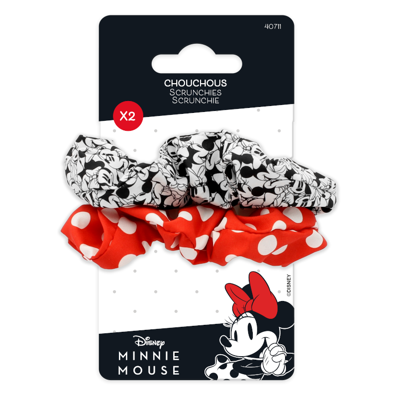 Скрънчи ластици за коса Minnie, 2 бр.