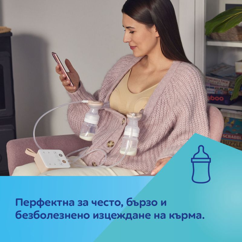 Двойна електрическа помпа за кърма ExpressCare, Canpol babies – 9