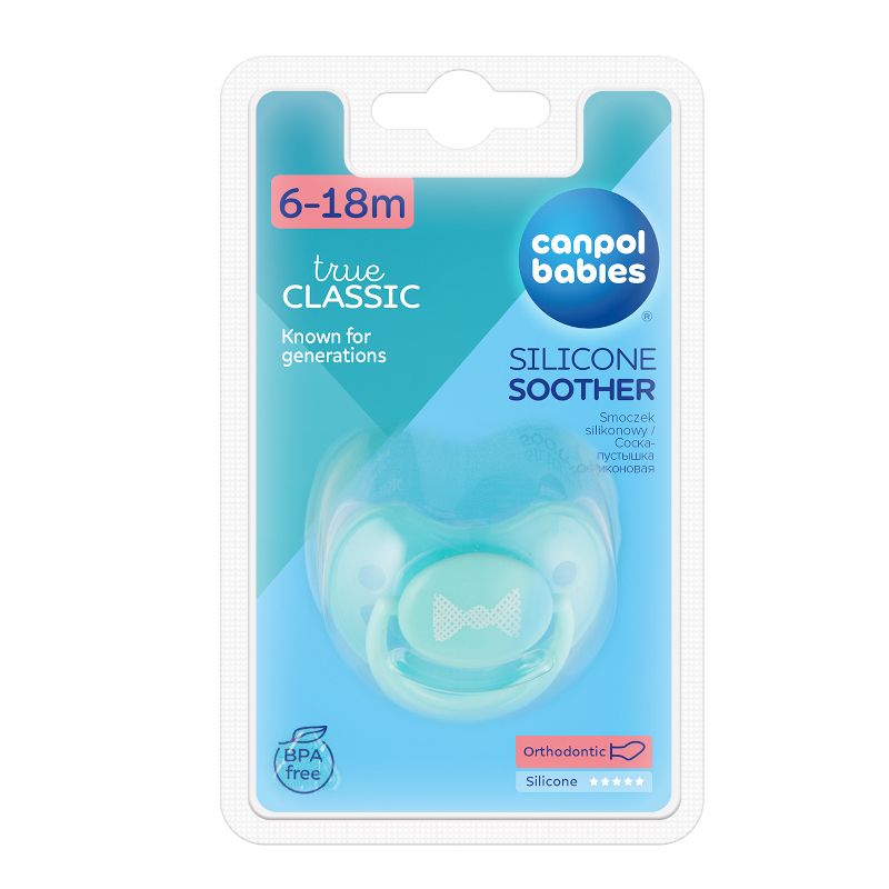 Анатомична залъгалка Canpol babies, Pastelove, 6-18 м – 3