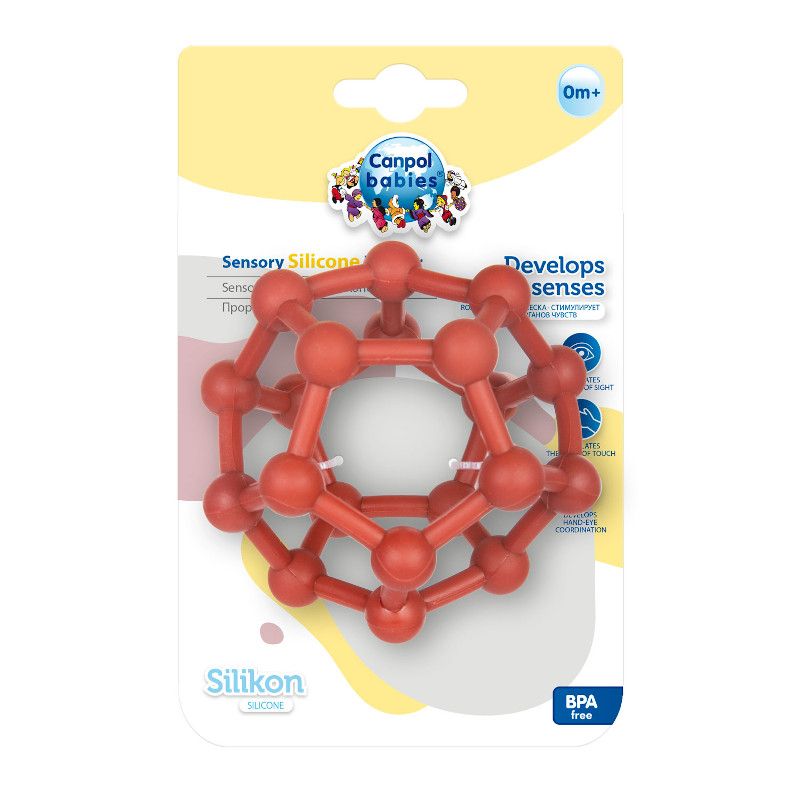 Силиконова чесалка Canpol babies, Geometric – 4