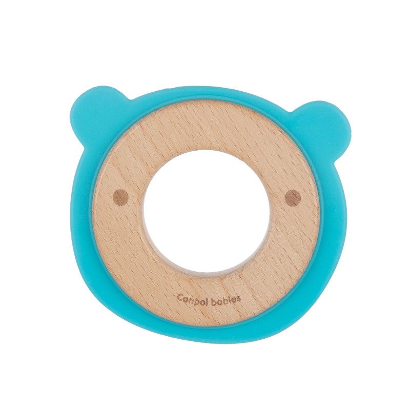 Чесалка от дърво и силикон Canpol babies, Bear – 2