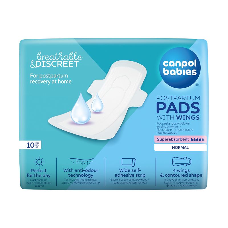 Следродилни превръзки с крилца Canpol babies, Day 10 бр.