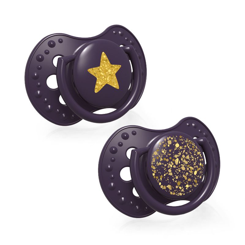 Силиконови залъгалки Stardust, LOVI, 2 бр., 0-3 м – 5