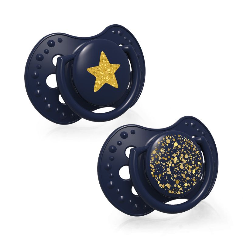 Силиконови залъгалки Stardust, LOVI, 2 бр., 6-18 м – 5