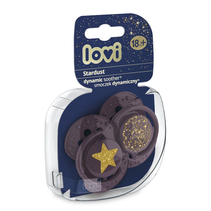 Силиконови залъгалки Stardust, LOVI, 2 бр., 18+ м – 4