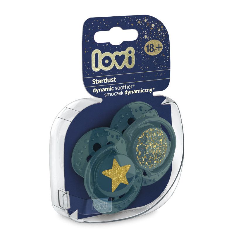 Силиконови залъгалки Stardust, LOVI, 2 бр., 18+ м – 4
