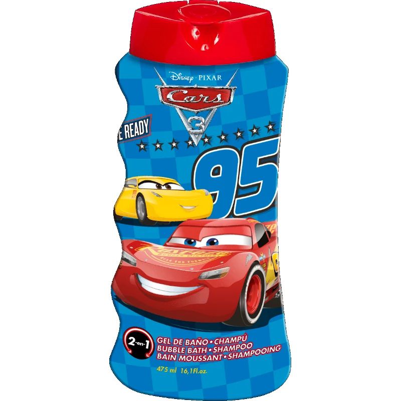 Душ гел и шампоан 2в1 Lorenay, Cars, 475 мл