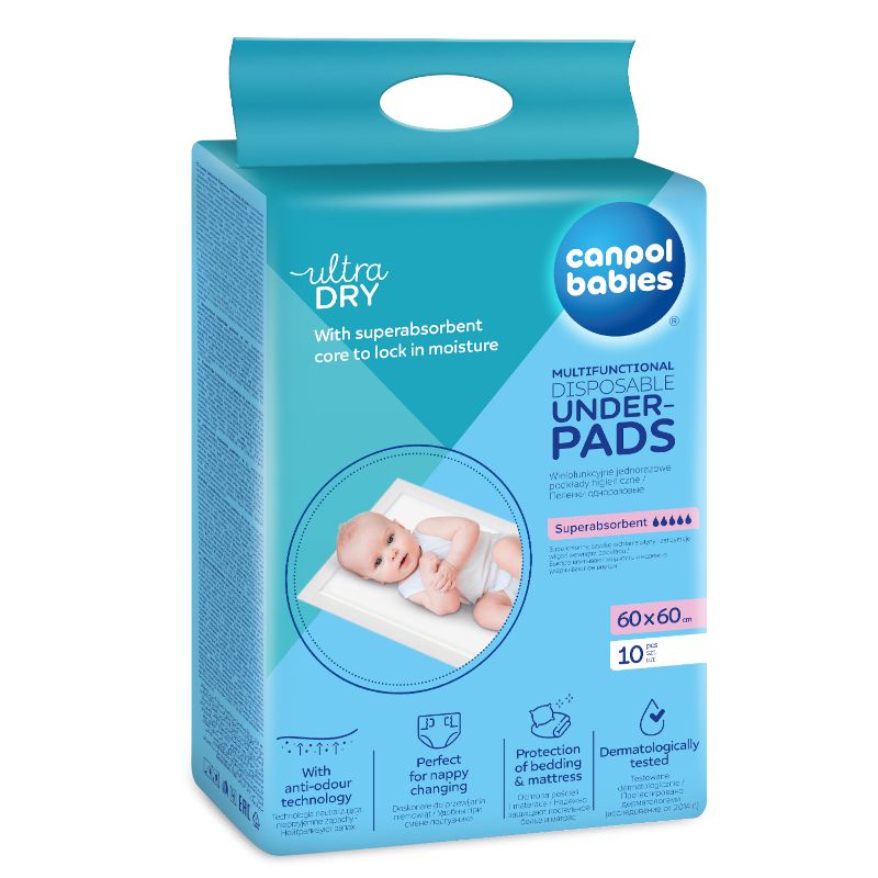 Мултифункционални подложки 60х60 Canpol babies, 10 бр. – 3