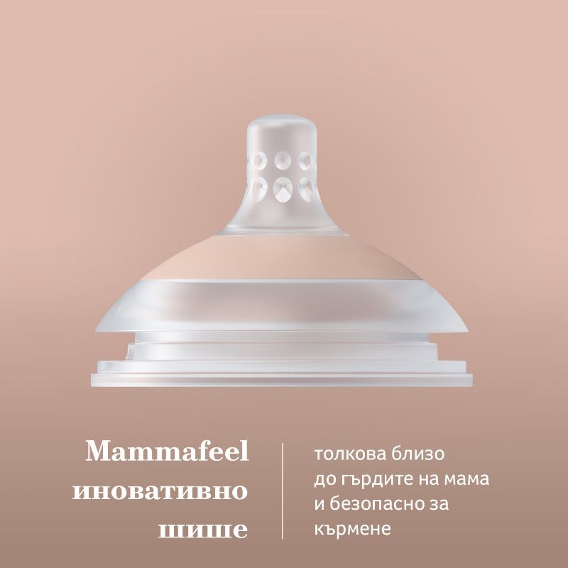 Динамичен силиконов биберон Mammafeel Mini, LOVI, 0м.+, 1 бр. – 3