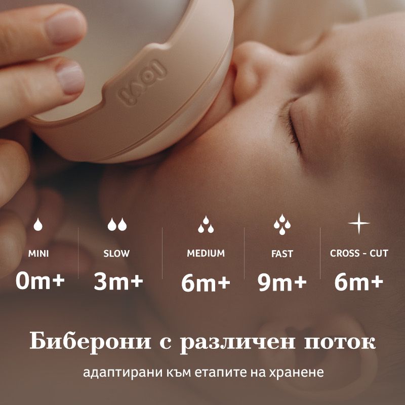 Динамичен силиконов биберон Mammafeel Mini, LOVI, 0м.+, 1 бр. – 7