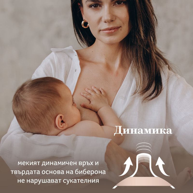 Динамичен силиконов биберон Mammafeel Mini, LOVI, 0м.+, 1 бр. – 12