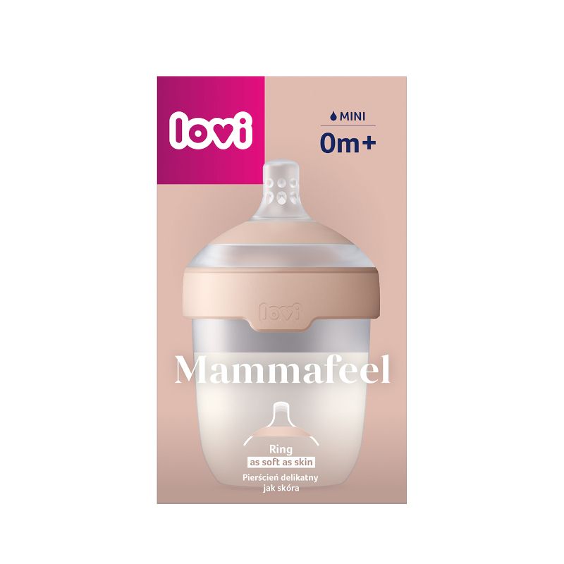 Шише за хранене Mammafeel, LOVI, 150 мл, 0м.+ – 7