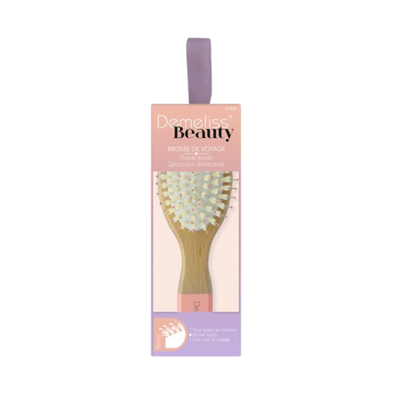 Четка за коса – дървена Demeliss Beauty