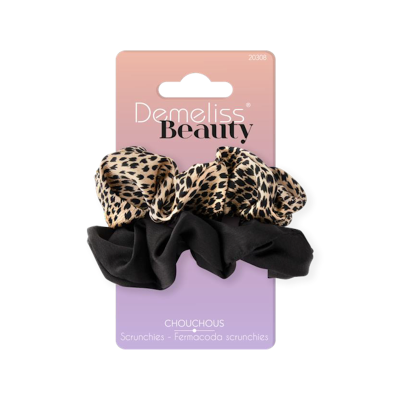 Скрънчи ластици за коса Demeliss Beauty, 2 бр.