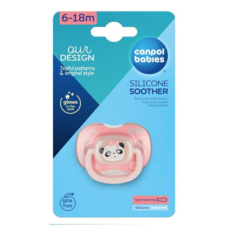 Симетрична залъгалка Canpol babies, Exotic, 6-18м – 9
