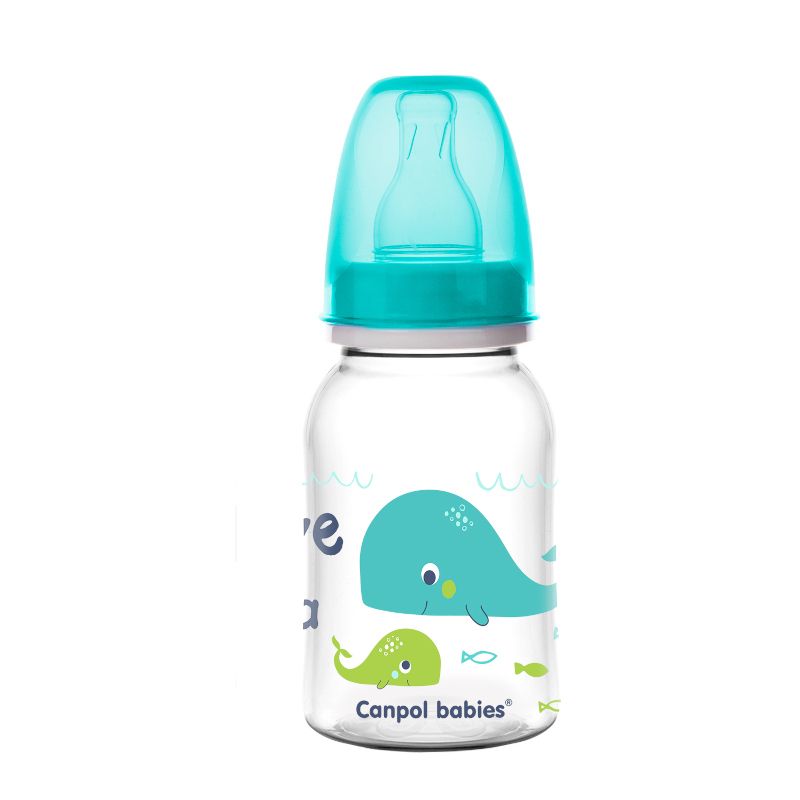Шише за хранене Canpol babies, Love & Sea, 0м+ – 2