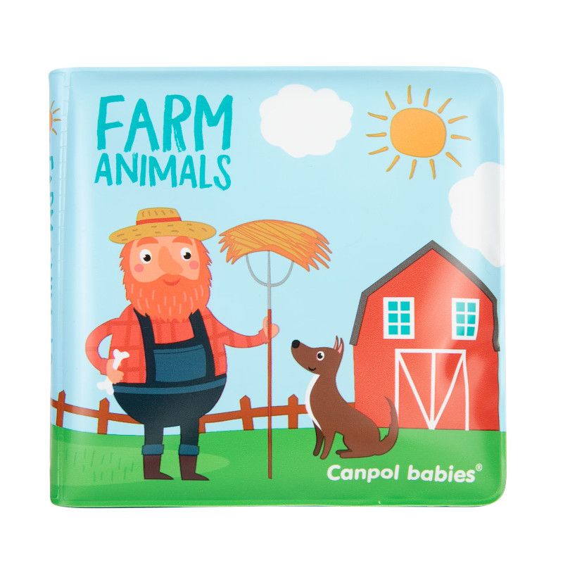 Музикална книжка за игра със свирка Canpol babies, Farm Animal