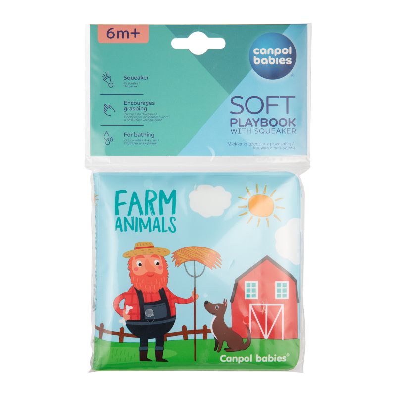 Музикална книжка за игра със свирка Canpol babies, Farm Animal – 3
