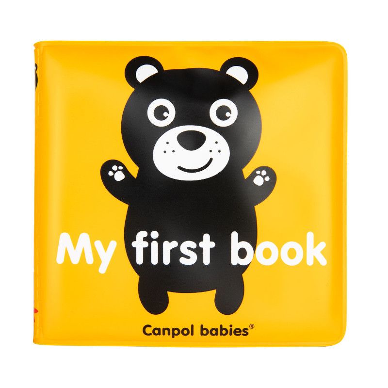 Мека гумена книжка за игра със свирка Canpol babies, 6м+