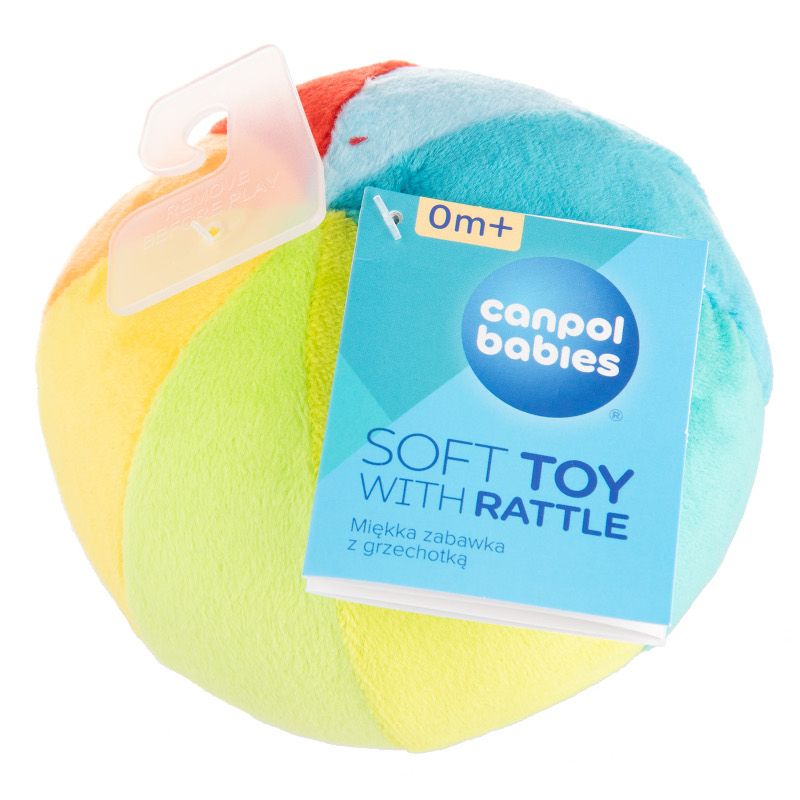 Мека играчка Canpol babies, Ball, шарена – 3