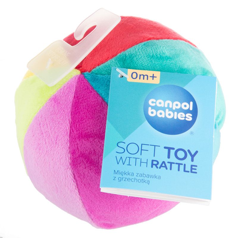 Мека играчка Canpol babies, Ball, шарена – 4