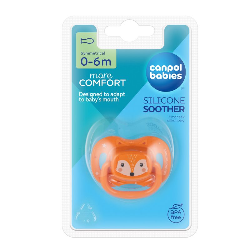 Симетрична залъгалка Canpol babies, Cute Animals, 0-6 м – 3