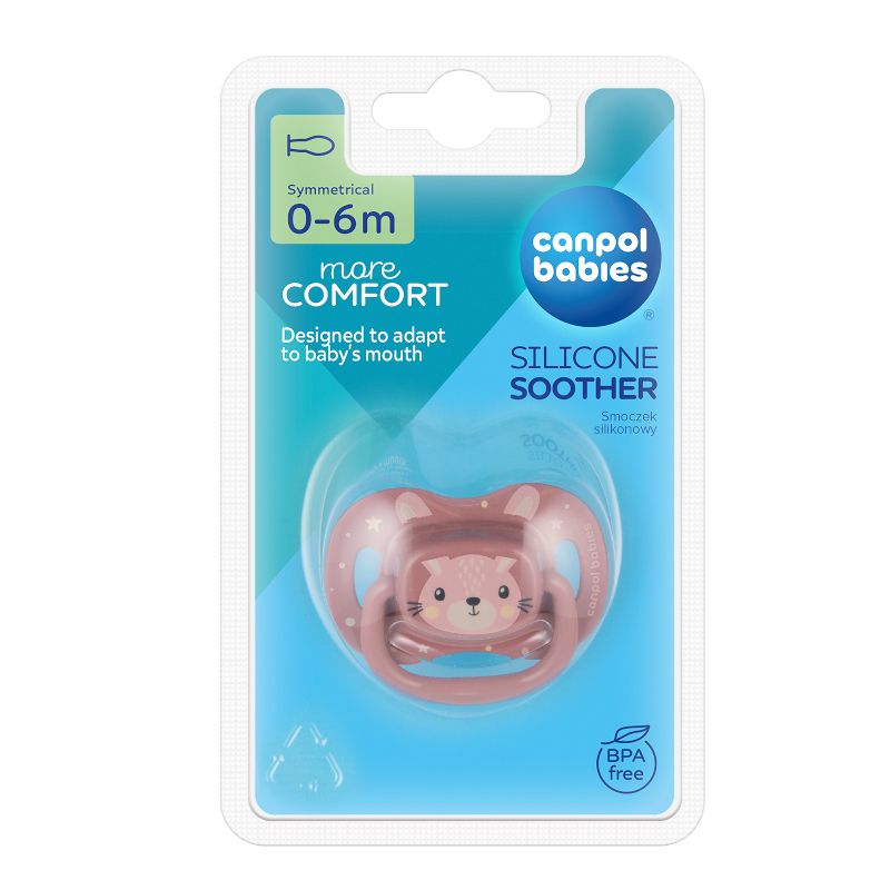 Симетрична залъгалка Canpol babies, Cute Animals, 0-6 м – 3