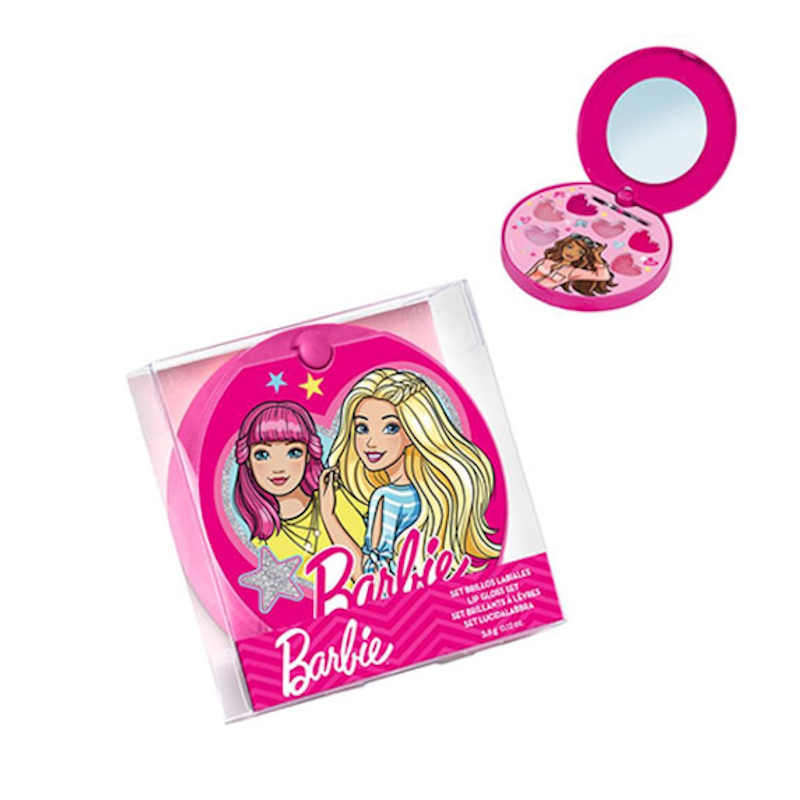 Палитра с гланцове за устни Lorenay, Barbie, 6 бр.