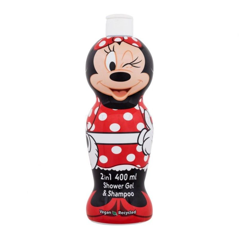Душ гел и шампоан 2в1 2D Minnie, 400 мл