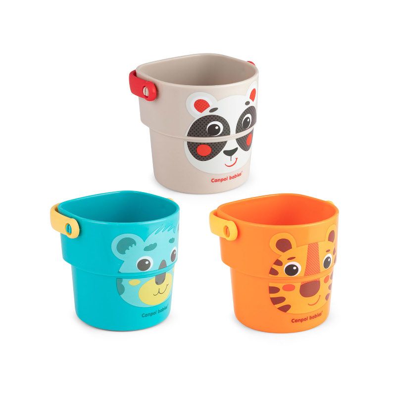 Кофички за баня Canpol babies, Hello Little, 3 бр. – 3