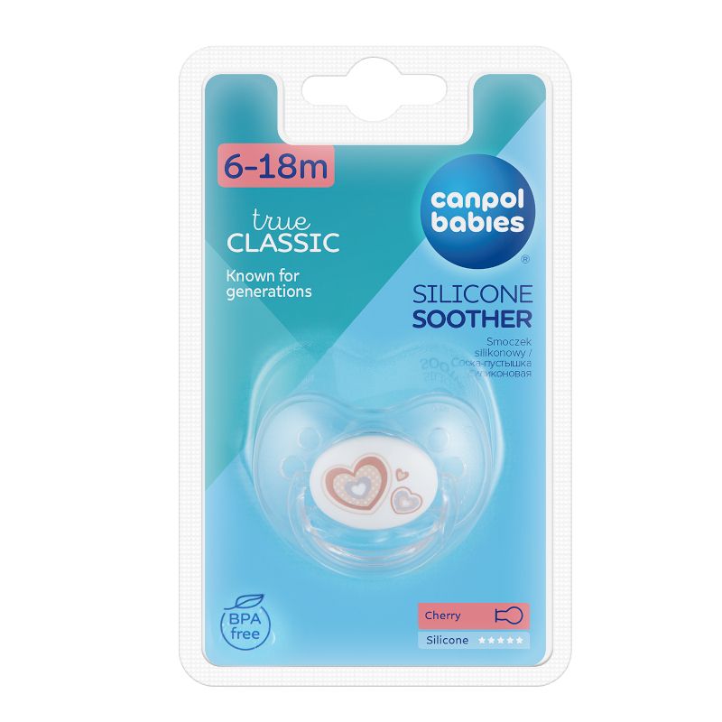 Залъгалка-черешка Canpol babies, Newborn Baby, 6-18м – 3