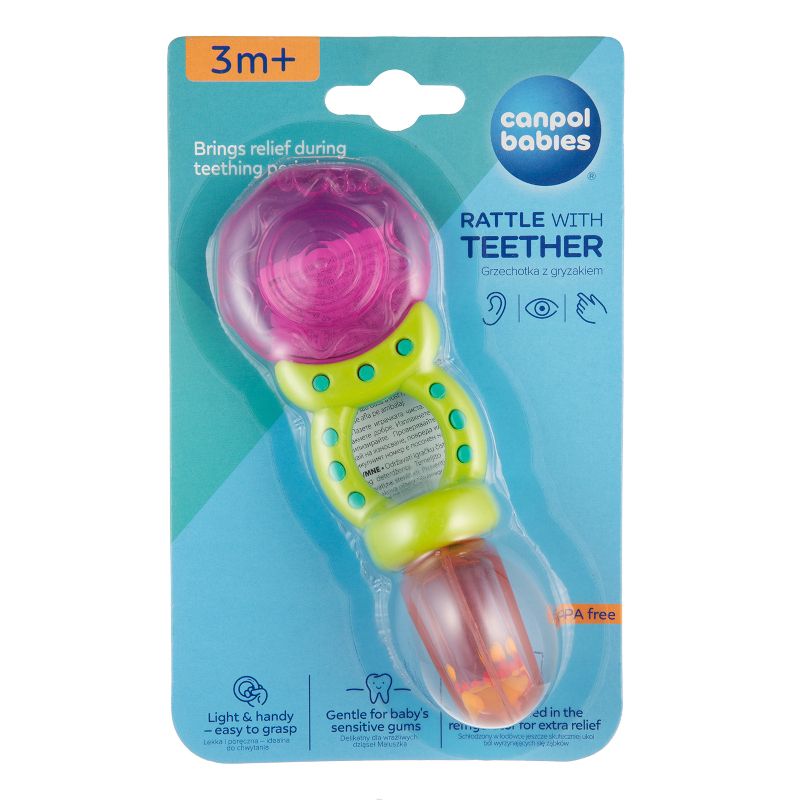 Дрънкалка с водна чесалка Canpol babies, Lollipop – 10