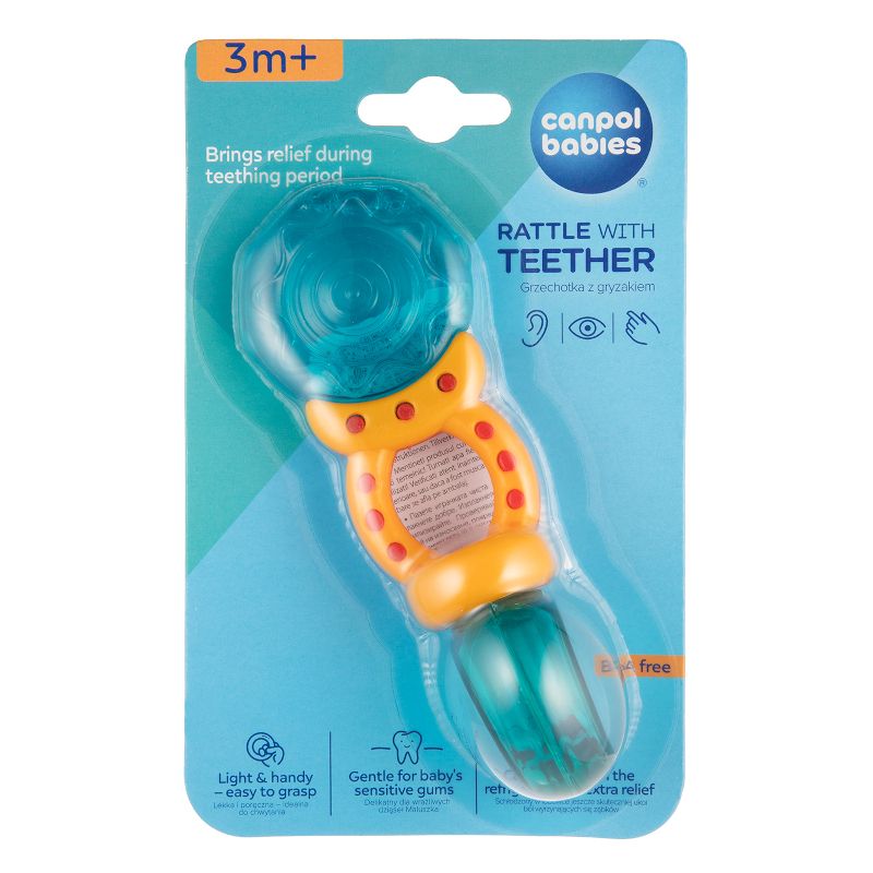 Дрънкалка с водна чесалка Canpol babies, Lollipop – 7