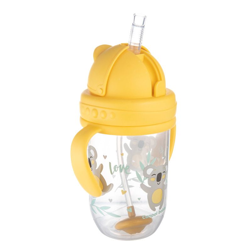 Неразливаща се чаша със сламка Canpol babies, Exotic Animal – 5