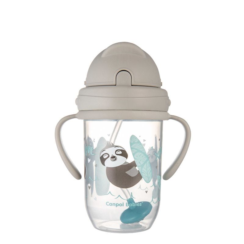 Неразливаща се чаша със сламка Canpol babies, Exotic Animal – 3
