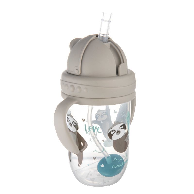 Неразливаща се чаша със сламка Canpol babies, Exotic Animal – 13