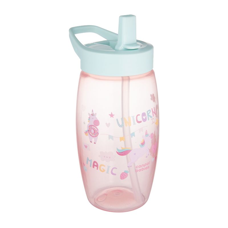 Чаша със сгъваем накрайник Canpol babies, Unicorns, 400 мл – 2