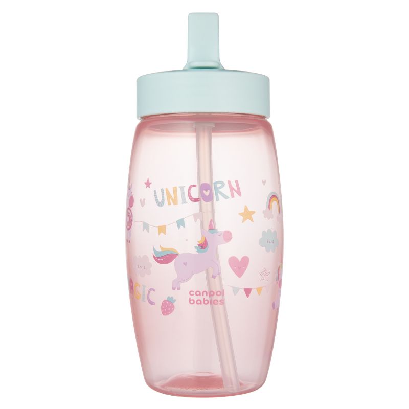 Чаша със сгъваем накрайник Canpol babies, Unicorns, 400 мл – 4