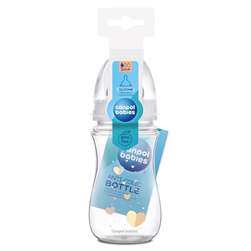 Антиколик шише Canpol babies, Newborn 240 мл – 2