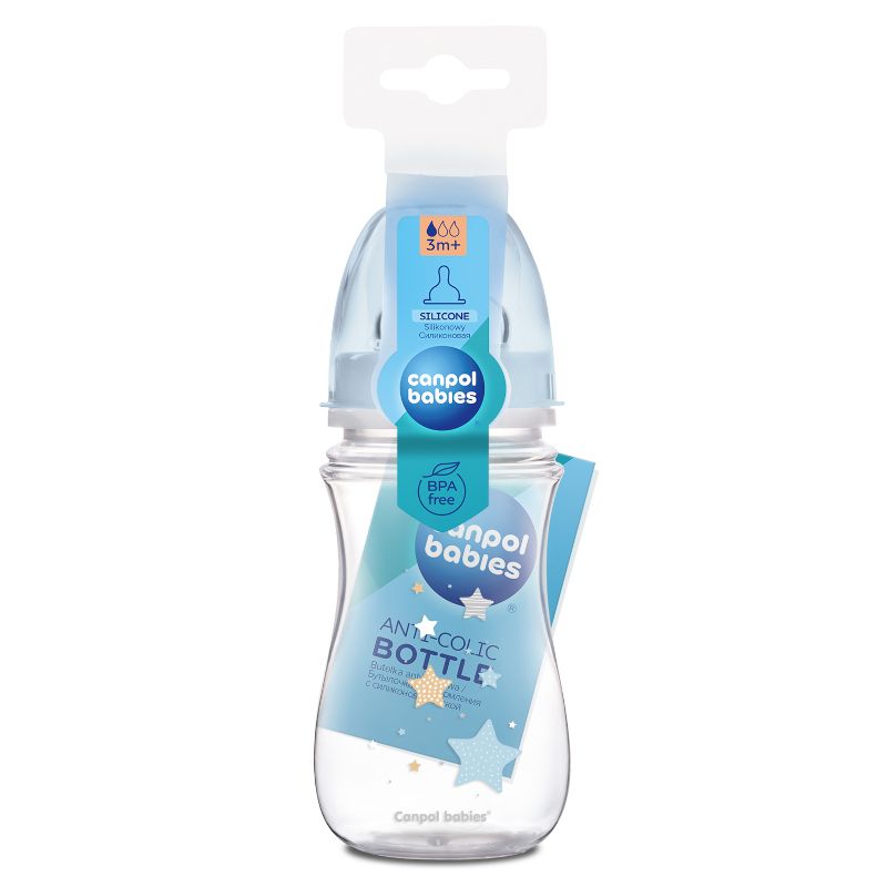 Антиколик шише Canpol babies, Newborn 240 мл – 2