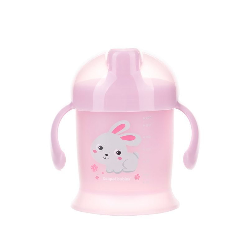 Чаша с твърд накрайник Canpol babies, Bunny&Company, 200 мл, 9м+