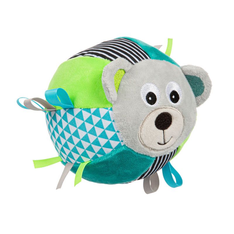 Мека топка за игра Canpol babies, Bears, сива – 2