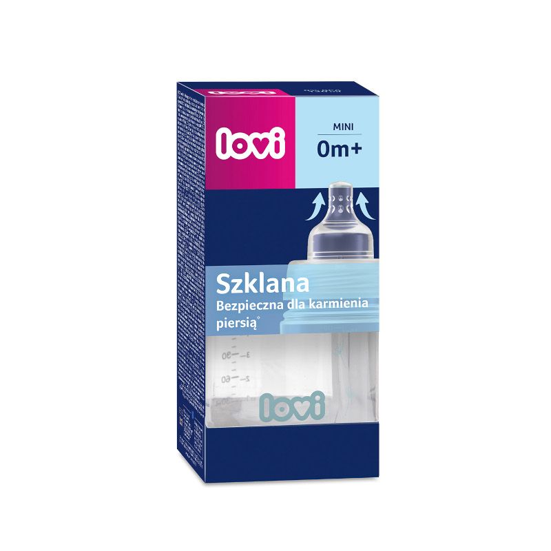 Стъклено шише LOVI, Botanic, 150 мл, 0м.+ – 3