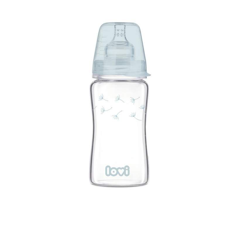 Стъклено шише LOVI Botanic, 250 мл, 3м.+