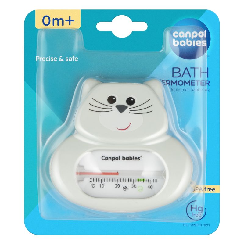 Термометър за баня Canpol babies, бяло коте – 2