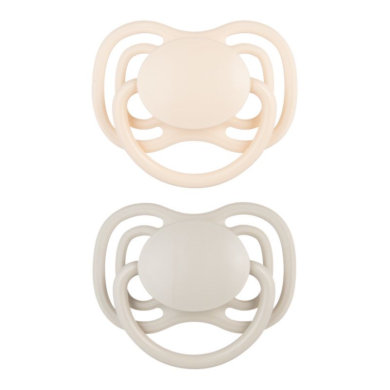 Симетрични залъгалки Canpol babies, Dental Air, Nude, 6-18 м
