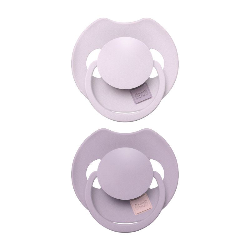 Силиконови динамични залъгалки Prime Lilac, LOVI, 6-18 м